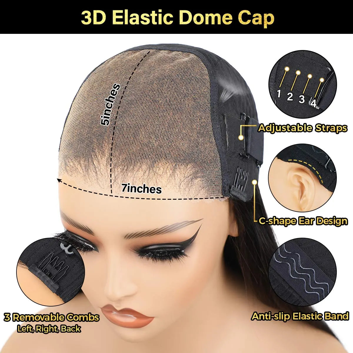 🔥 LAST DAY: 87% OFF — Wear & Go Glueless Wig, 7x5 HD Lace