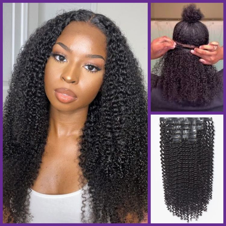 100% Human Hair 135g Seamless Clip-In Hair Extensions | Natural Volume & Length