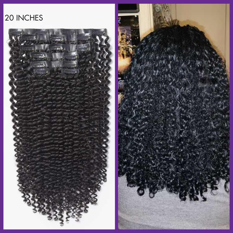 100% Human Hair 135g Seamless Clip-In Hair Extensions | Natural Volume & Length