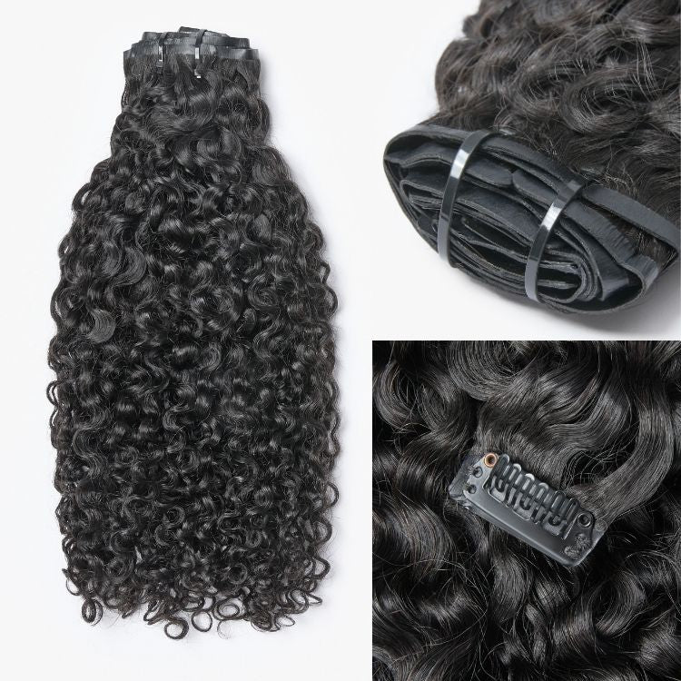 100% Human Hair 135g Seamless Clip-In Hair Extensions | Natural Volume & Length