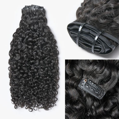 100% Human Hair 135g Seamless Clip-In Hair Extensions | Natural Volume & Length