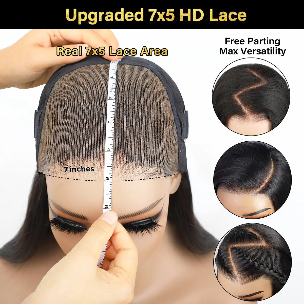 🔥 LAST DAY: 87% OFF — Wear & Go Glueless Wig, 7x5 HD Lace