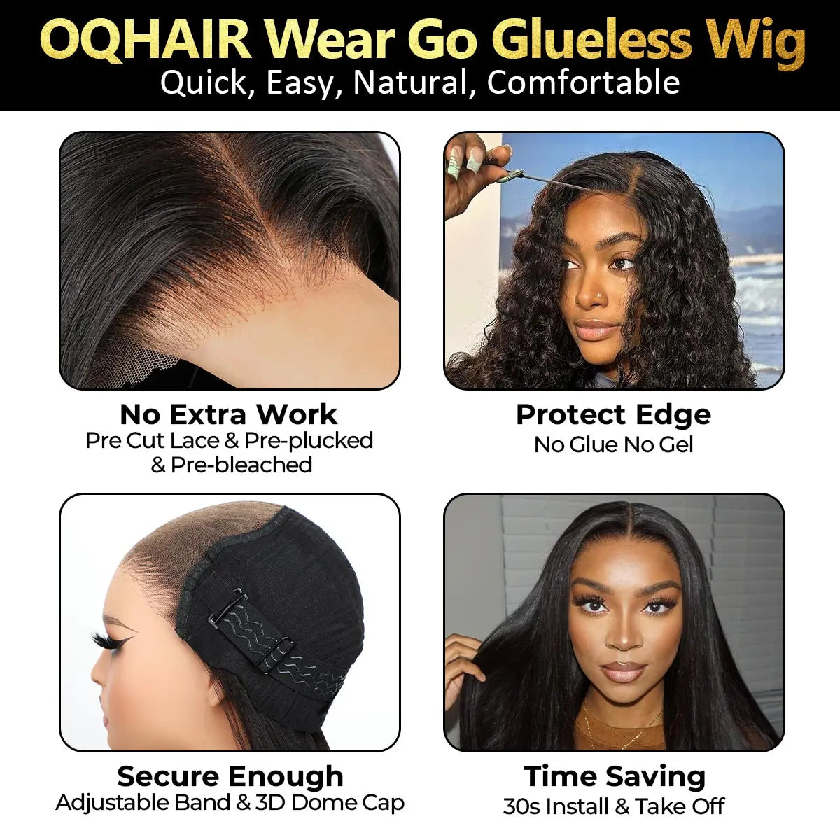 🔥 LAST DAY: 87% OFF — Wear & Go Glueless Wig, 7x5 HD Lace