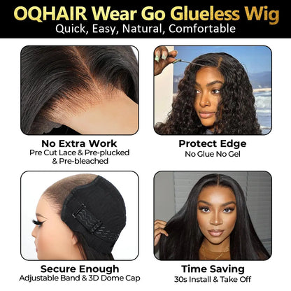 🔥 LAST DAY: 87% OFF — Wear & Go Glueless Wig, 7x5 HD Lace