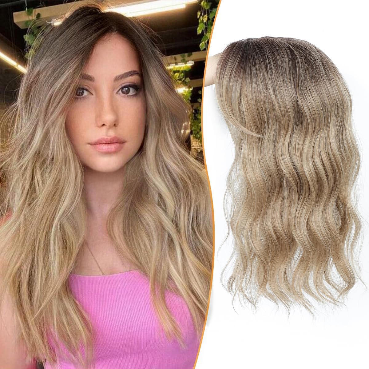 Ombre Blonde With Dark Root