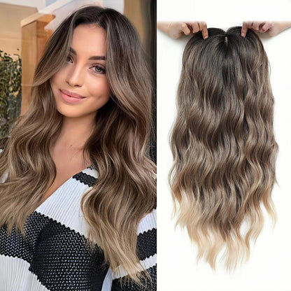 ⚡⚡Final Hours – 2026 New Lightweight & Breathable Wavy Hair Topper