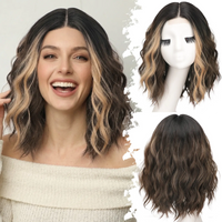 Dark Brown Mixed Blonde