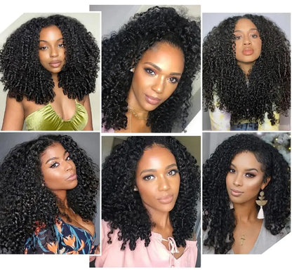 Karlami 12A Burmese Curly Human Hair Bundles Natural Black