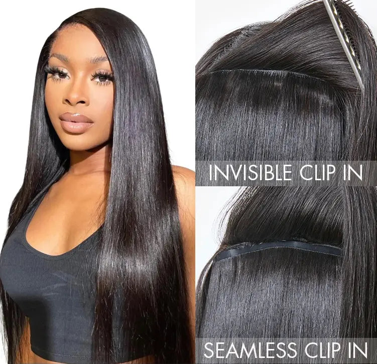 LUVME Seamless Virgin Human Hair Extensions - Various Textures